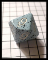 Dice : Dice - 10D - Chessex Light Blue with Black Speckles and White Numerals - Ebay june 2010